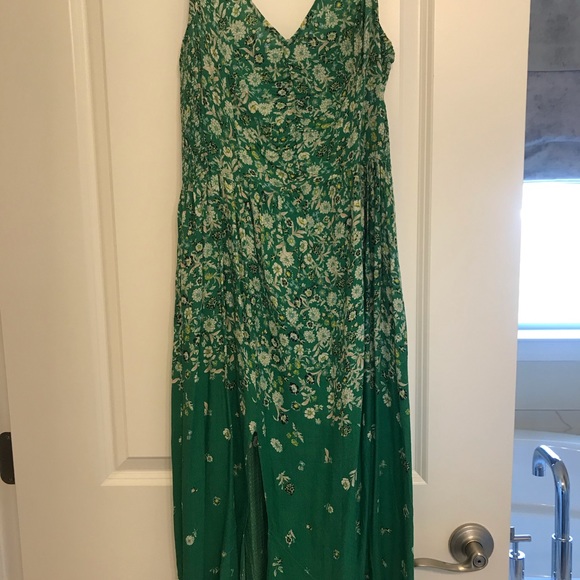 Free People Ready or Not Maxi dress 👗 with slit - Picture 2 of 3